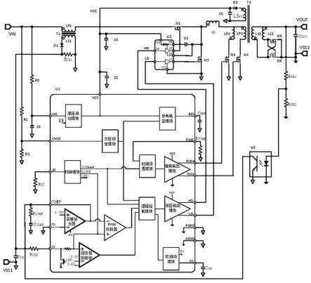 一种降压与推挽级联式DC-DC变换器及其控制芯片的制作方法