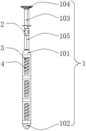 一种水下混凝土灌注标高可取样探测装置的制作方法