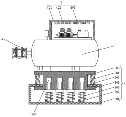 一种碳酸钙生产用降噪型空压机的制作方法