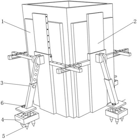 一种建筑工程施工模板紧固装置的制作方法