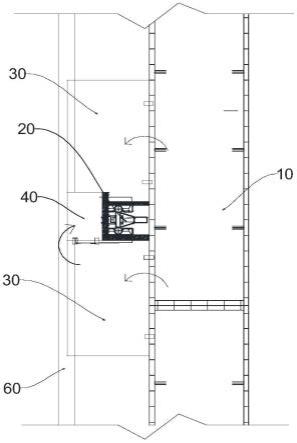 一种可折叠的爬架导轨空隙防护装置及系统的制作方法