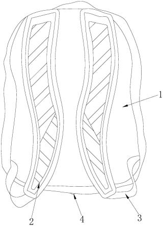 一种便于调节的透气背包的制作方法