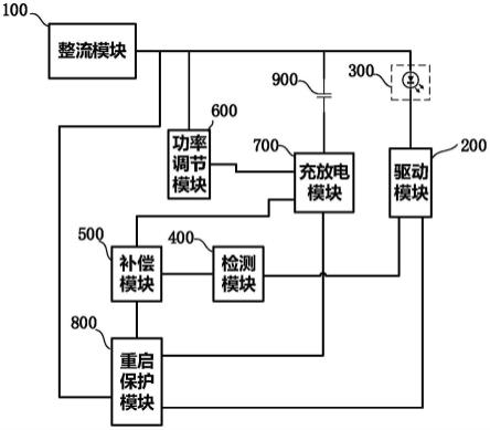 LED驱动重启保护系统的制作方法