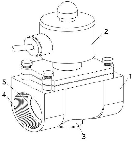 一种低噪音废水比电磁阀的制作方法