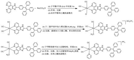 一种具有聚集诱导发光特性的铼配合物及其制备方法与应用