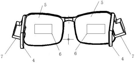 微光学反射结构、隐藏埋入式透视型近眼显示光学眼镜