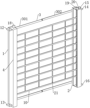 一种房屋建筑施工用绿化防护结构的制作方法