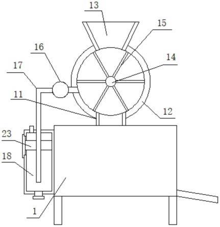 一种环保型土木建筑废料粉碎装置的制作方法