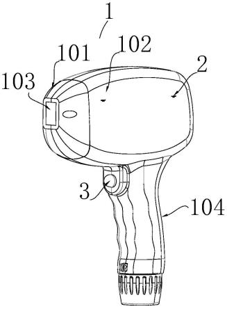 一种具有指示功能的激光脱毛仪手柄的制作方法