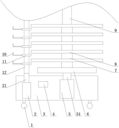 一种油用牡丹幼苗培育架