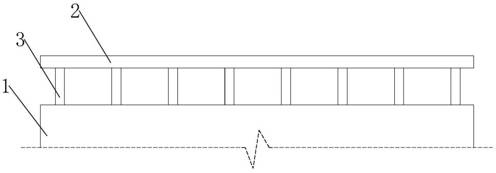 一种医疗建筑的顶层结构的制作方法