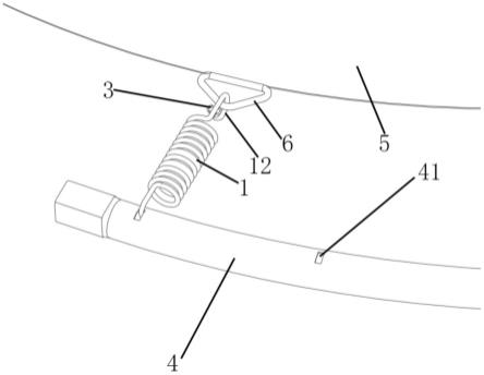一种防脱弹簧及蹦床的制作方法