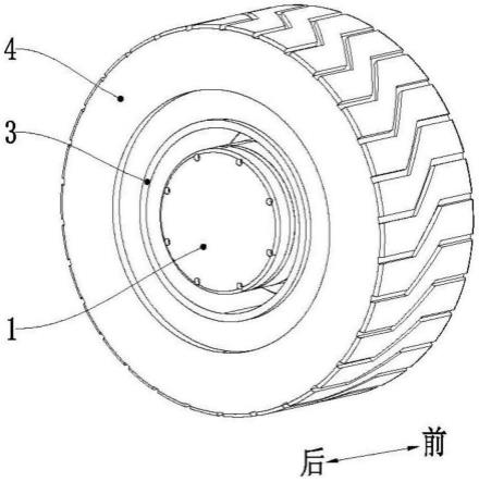 一种电机外置式驱动轮的制作方法