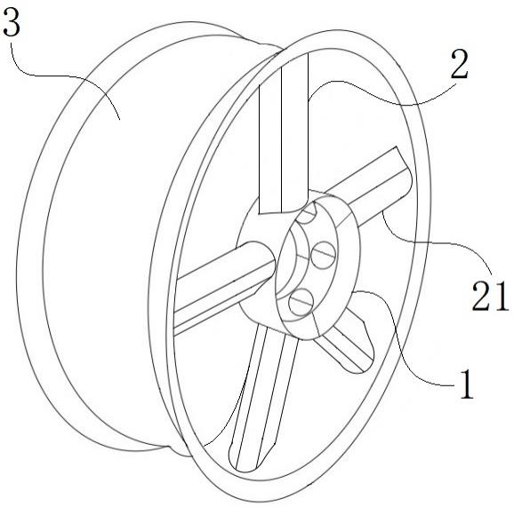 散热式轮毂的制作方法