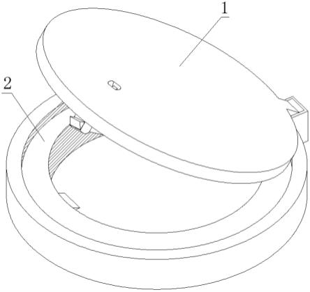 一种安全防倒灌式井盖的制作方法