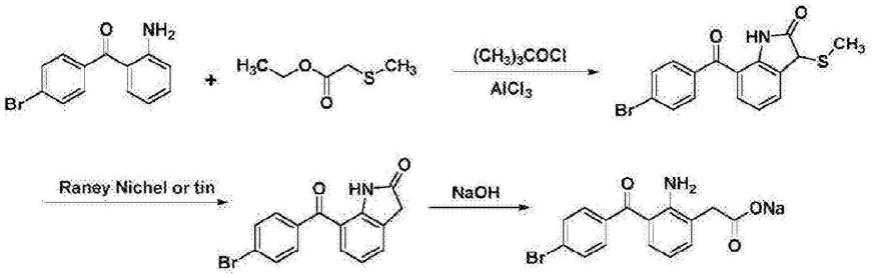 一种溴芬酸钠的合成方法与流程
