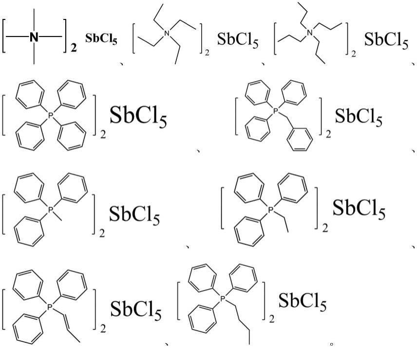 一种五氯化锑荧光化合物、晶体及其制备方法与应用