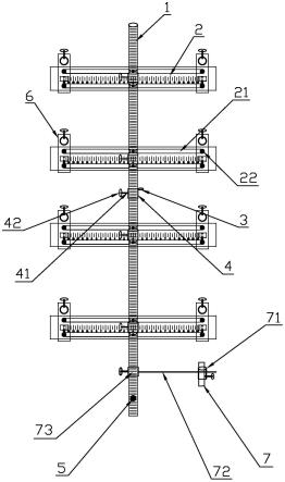 一种墙体拉结筋定位放线工具的制作方法