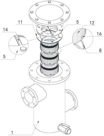 篮式过滤器结构图图片