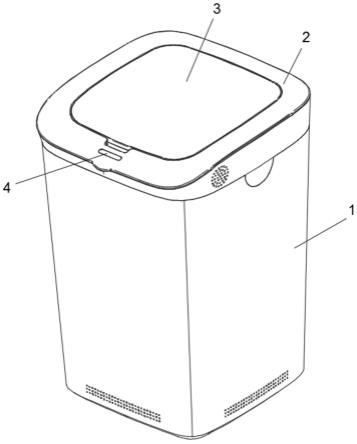 消毒垃圾桶零件图图片