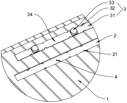 一种背板组件的灯条结构及其背板组件的制作方法
