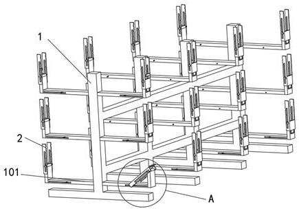 一种稳定型钢管装配放置架的制作方法