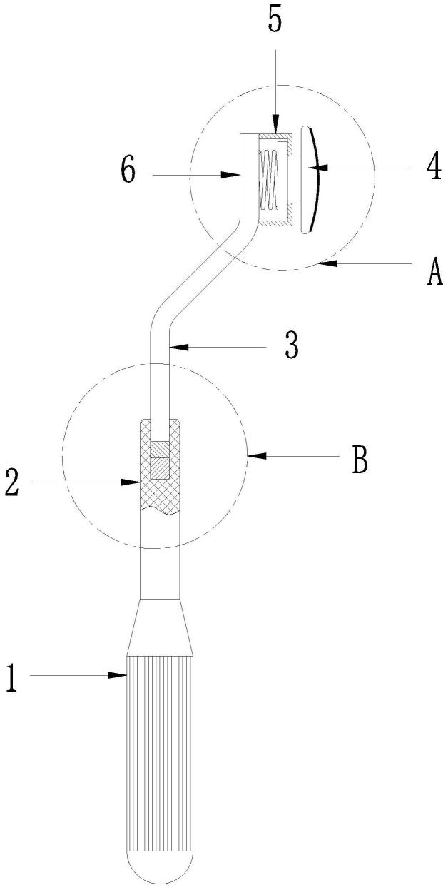 便于更换的表皮细胞取样器的制作方法