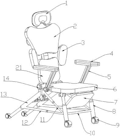 一种多功能变形保健座椅的制作方法