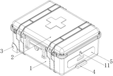 一种医疗用携带方便的急救箱