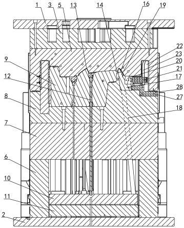 汽车保险杠模具格栅装配位内分型脱模机构的制作方法