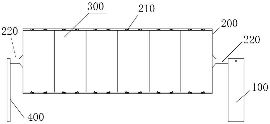 具有光伏组件的社区道闸的制作方法