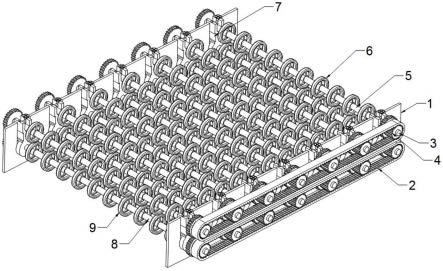 一种改善电路板阻焊行辘印的水平线行辘机构的制作方法