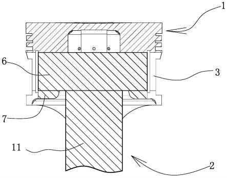 空压机插接式组合活塞的制作方法