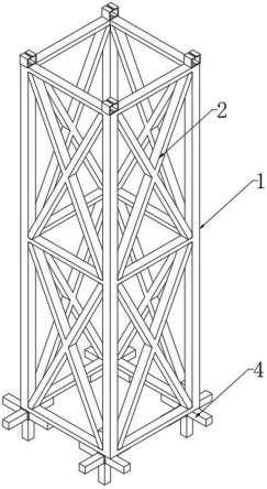 一种安全可靠的建筑施工用桁架的制作方法