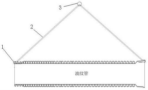 一种波纹管吊装过程中使用的吊具组件的制作方法