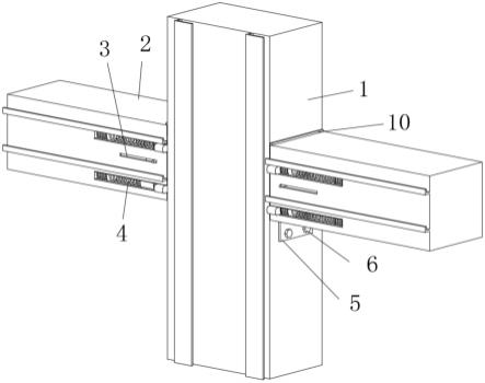 一种玻璃幕墙立柱与横梁连接装置的制作方法
