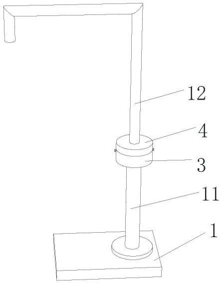 一种用于太阳伞的旋转调节支架的制作方法