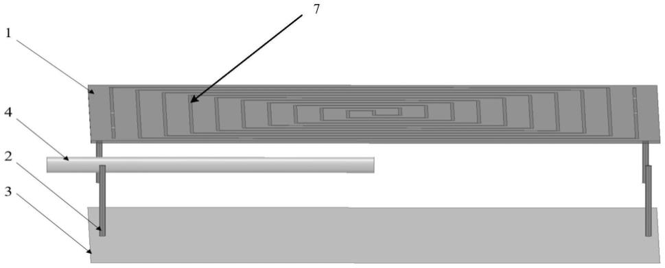 一种单向宽带平面螺旋天线的制作方法