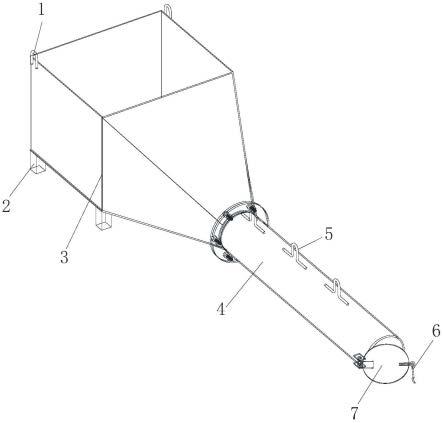 一种适用于建筑工地的长臂料斗的制作方法