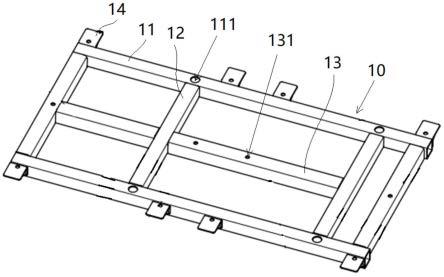 一种空调安装支架以及混合动力宽体车的制作方法