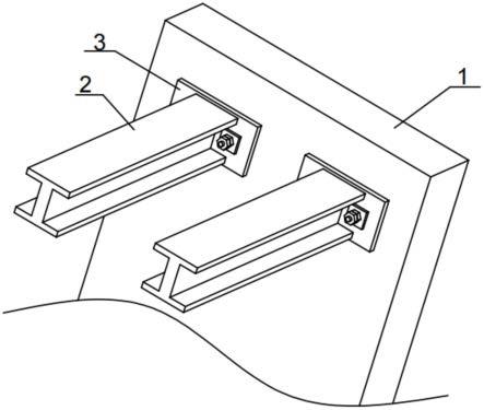 一種懸挑型鋼樑安裝固定裝置的製作方法