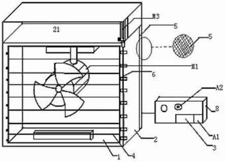 斗轮机室内新风空气净化装置的制作方法