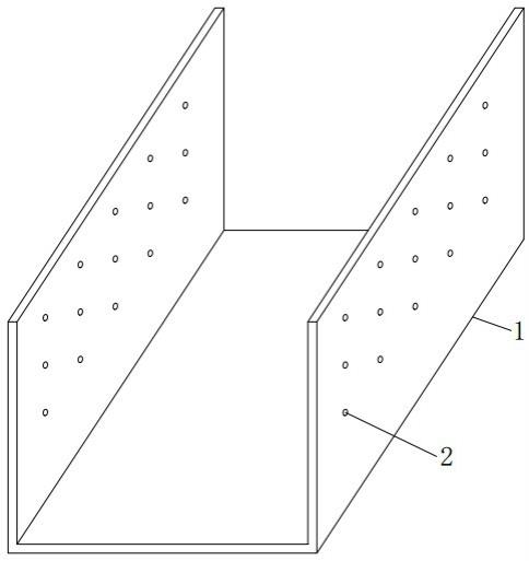 具有多点温度检测功能的钢槽结构的制作方法