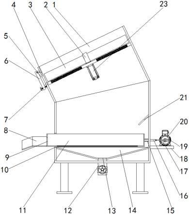 一种建筑施工用多重筛沙装置的制作方法