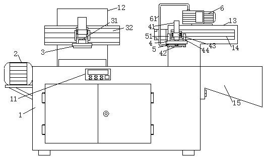 PCB线路板线路印刷机的出料机构的制作方法