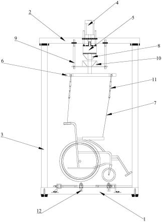 一种轮椅跌落疲劳测试机的制作方法
