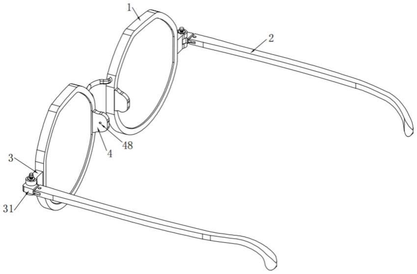 一种可调节眼镜镜架的制作方法