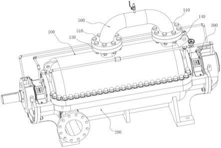 一种多级中开泵壳体结构的制作方法