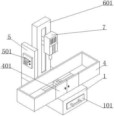 一种激光器零件加工用的高精密数控钻床的制作方法