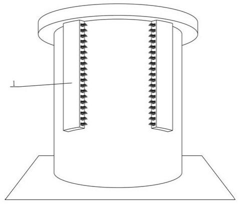 一种圆筒仓预应力张拉口成孔装置的制作方法